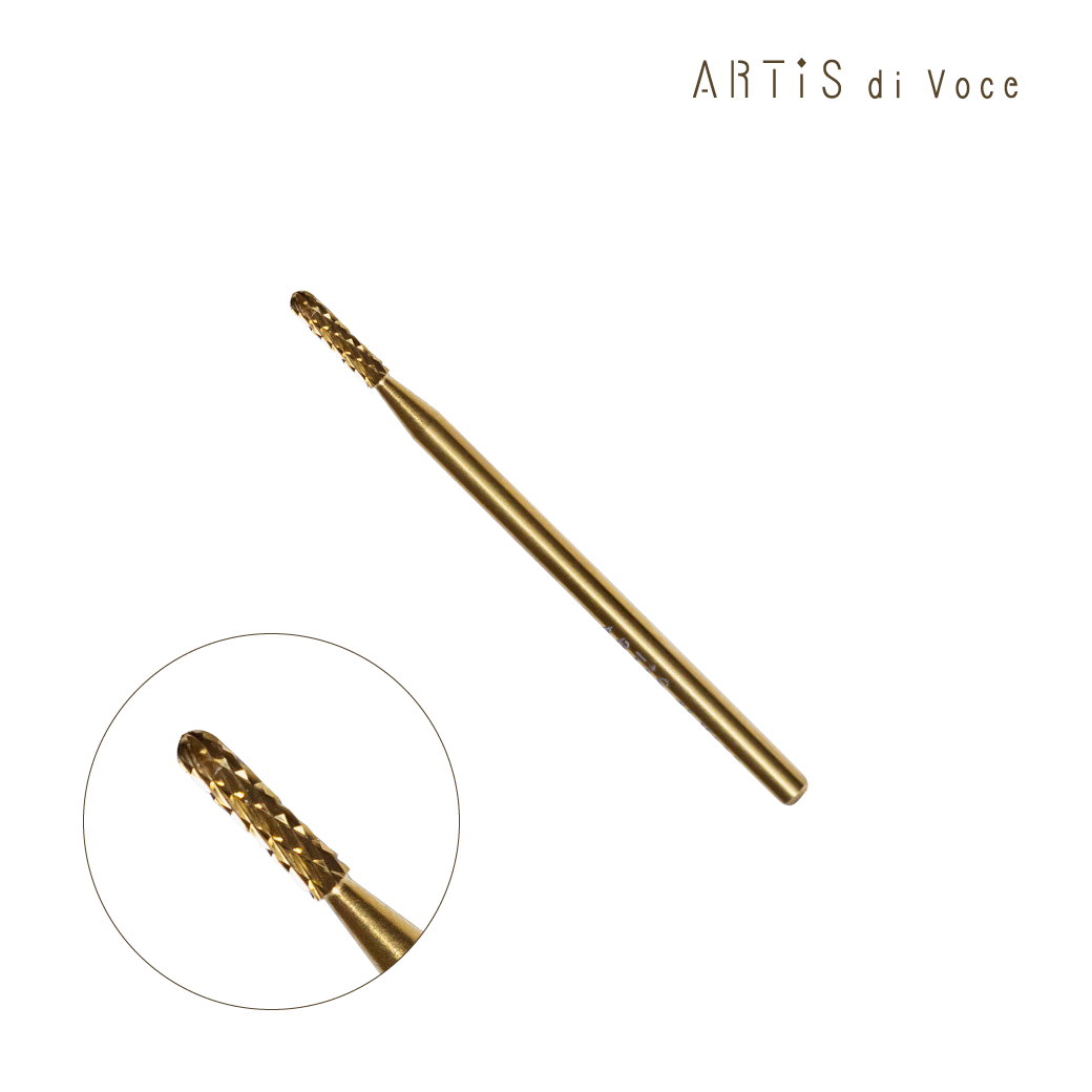ARTiS di Voce 金色圓柱交叉磨頭-M(正轉專用)