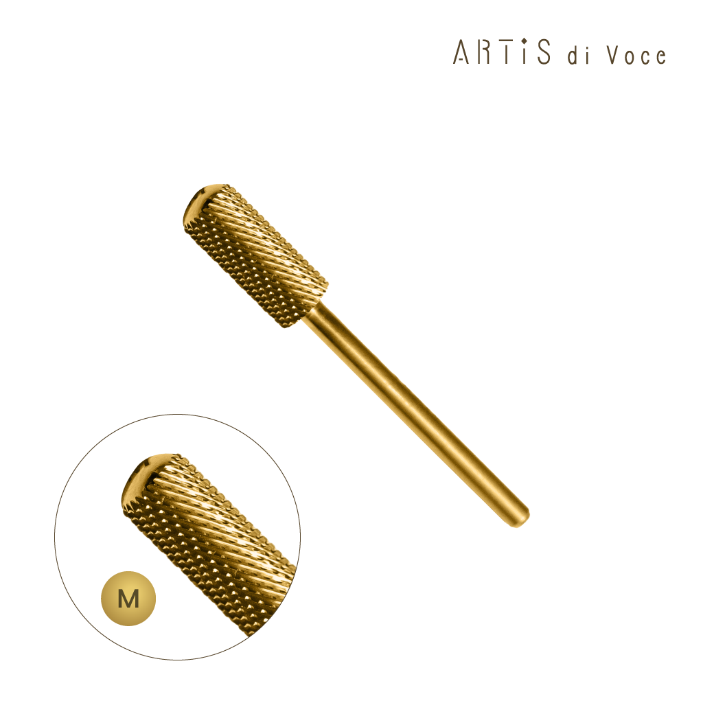 ARTiS di Voce 金色圓柱卸甲磨頭-M
