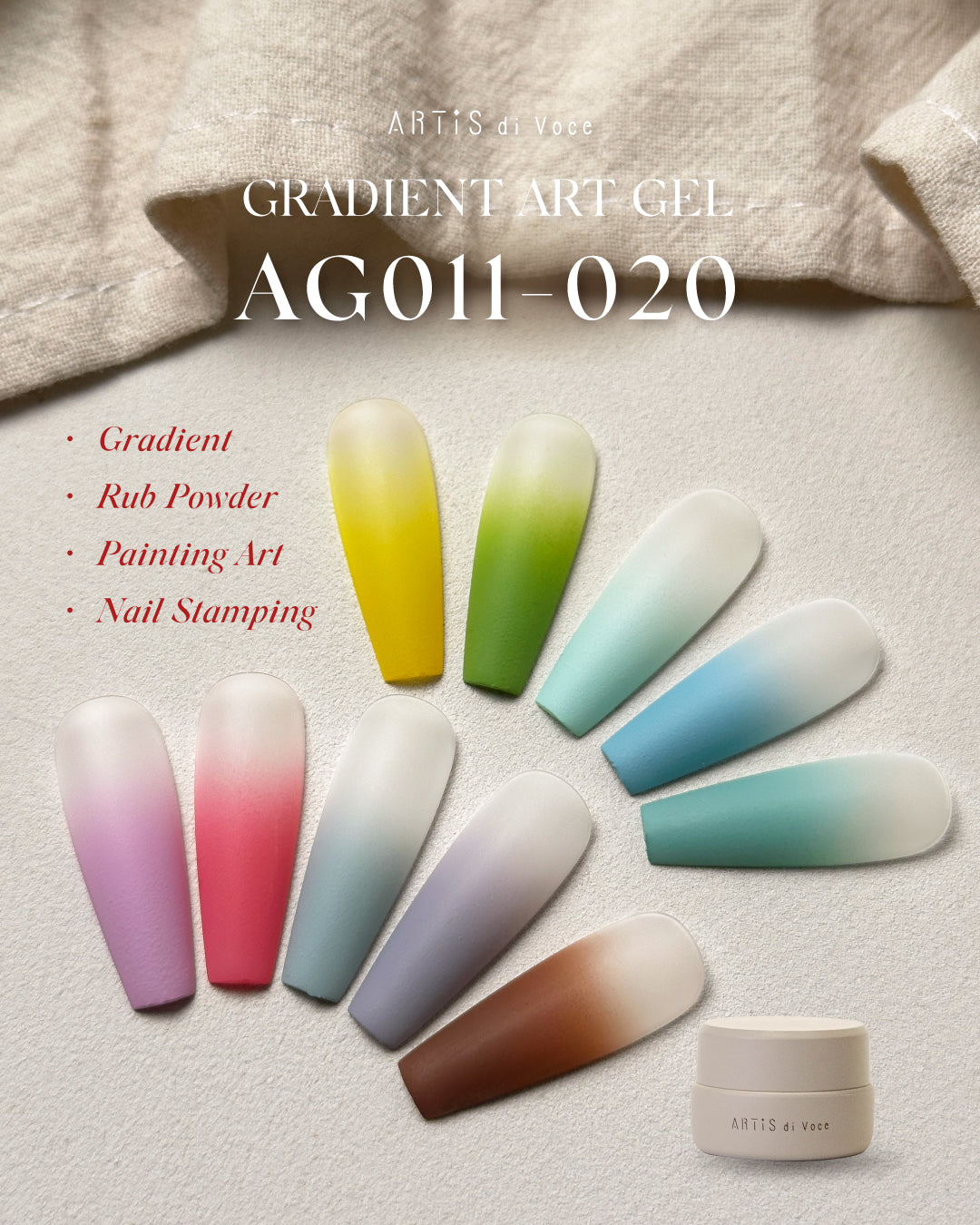 ARTiS di Voce 彩繪漸層凝膠 - AG020