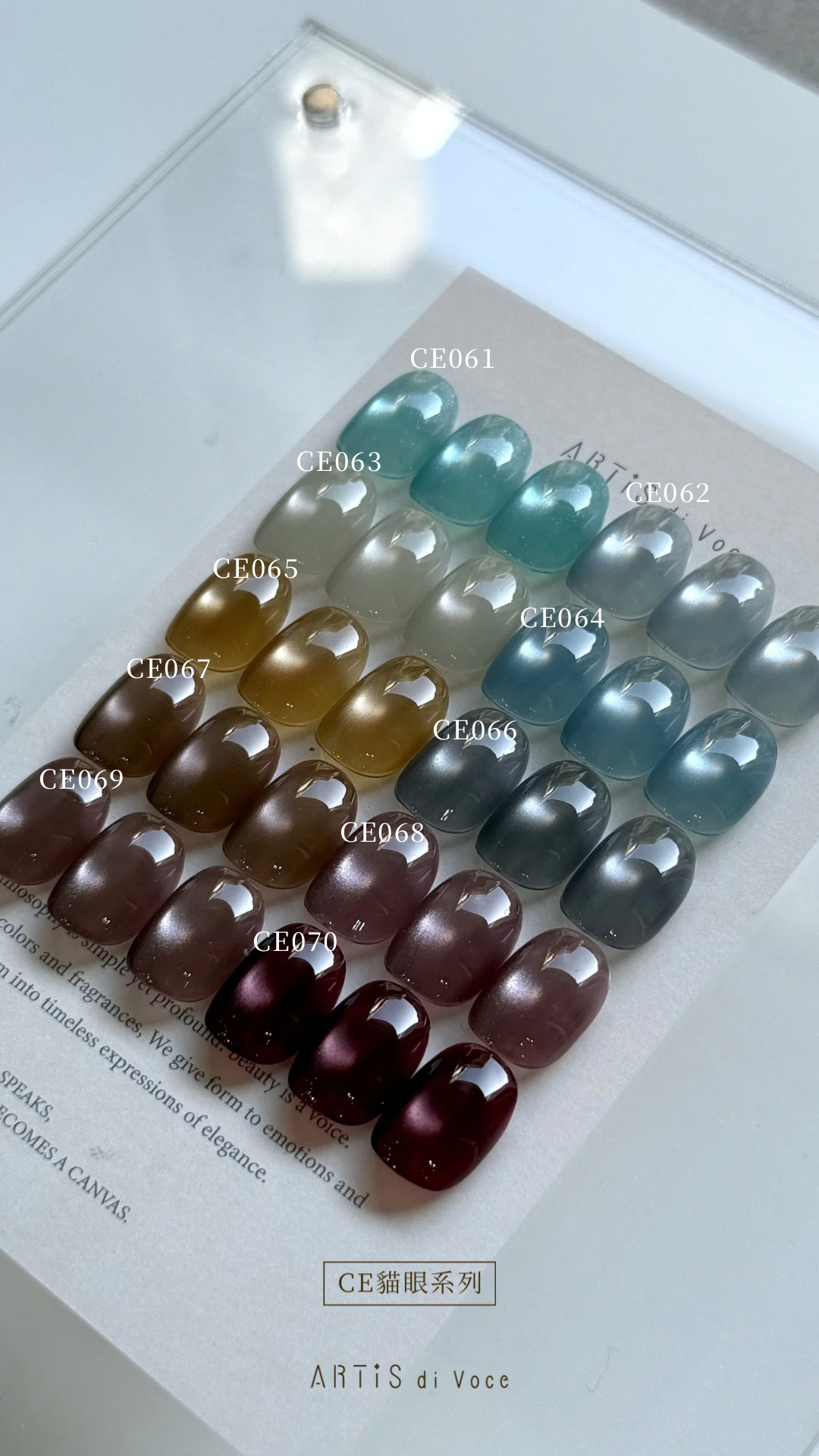 ARTiS di Voce 貓眼甲油膠8g CE062